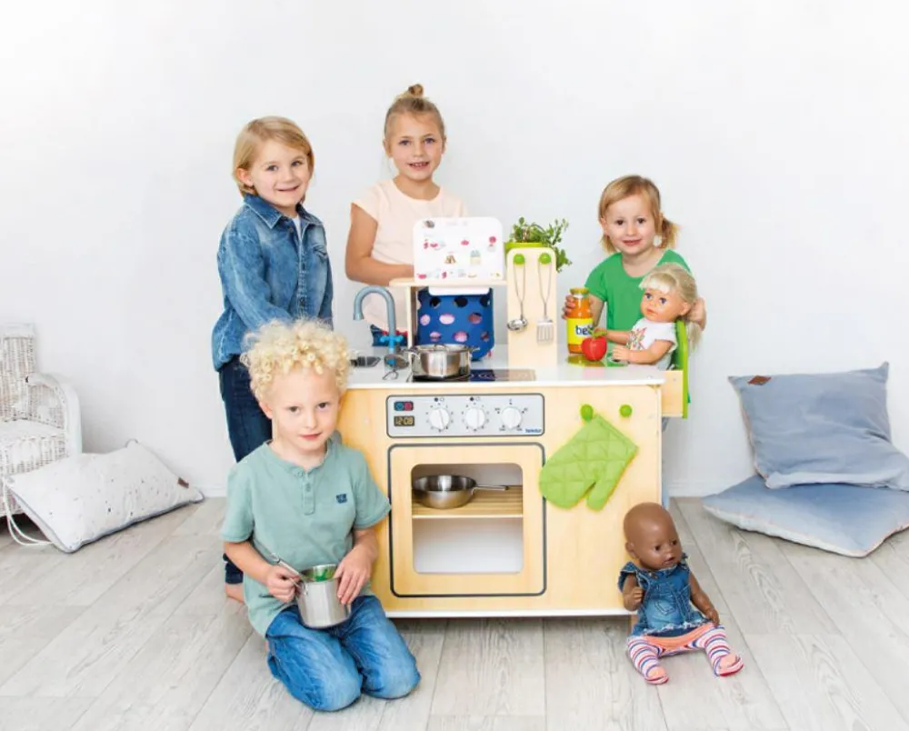 Legekøkken & Legemad<Beleduc 4-i-1 legestation - Husholdning