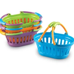 Rolleleg|Sorterings- & Stablelegetøj<Learning Resources Indkøbskurve, 4 stk