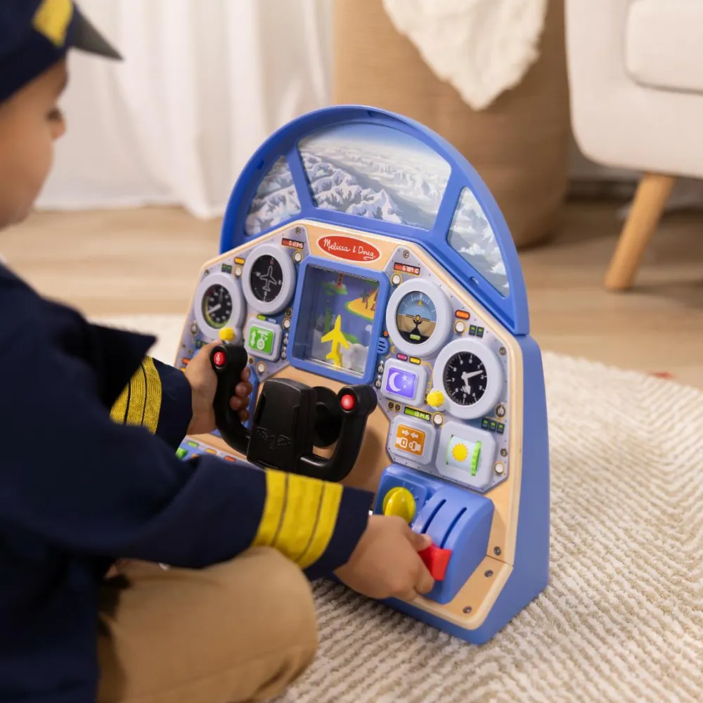 Rolleleg|Interaktivt Legetøj<Melissa & Doug Interaktivt cockpit