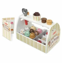 Legekøkken & Legemad<Melissa & Doug Iscafé i træ