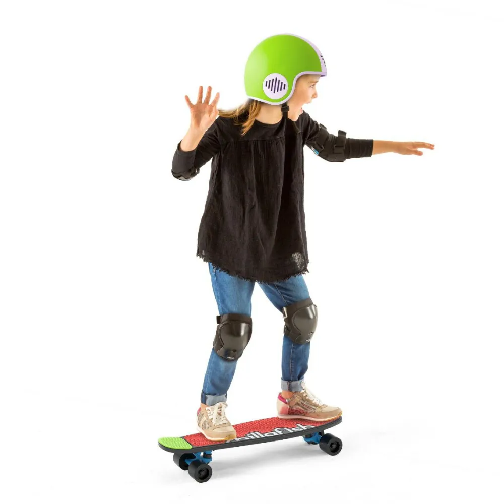 Løbehjul<Chillafish 2-i-1 SkatieSkootie - Sort