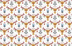 Jul< Julegavepapir i rl. 40cm x 3m