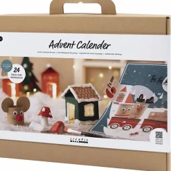 Kreativ Leg|Jul<Creativ Company Julekalender genbrug - Lav et vinterlandskab