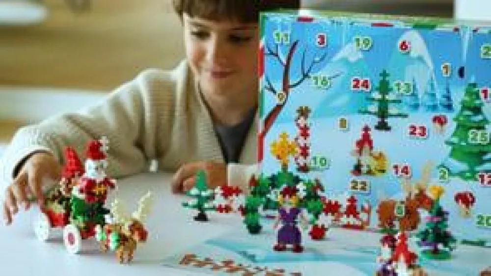 Jul<Plus-Plus Julekalender 2024 - , 600 stk