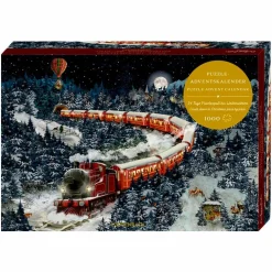 Jul|Puslespil<Spiegelburg Julekalender puslespil - Juletoget, 1.000 brikker