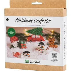 Økologisk Eller Bæredygtig|Kreativ Leg<Creativ Company Julekrea med BioBeads - Snemand m.fl.
