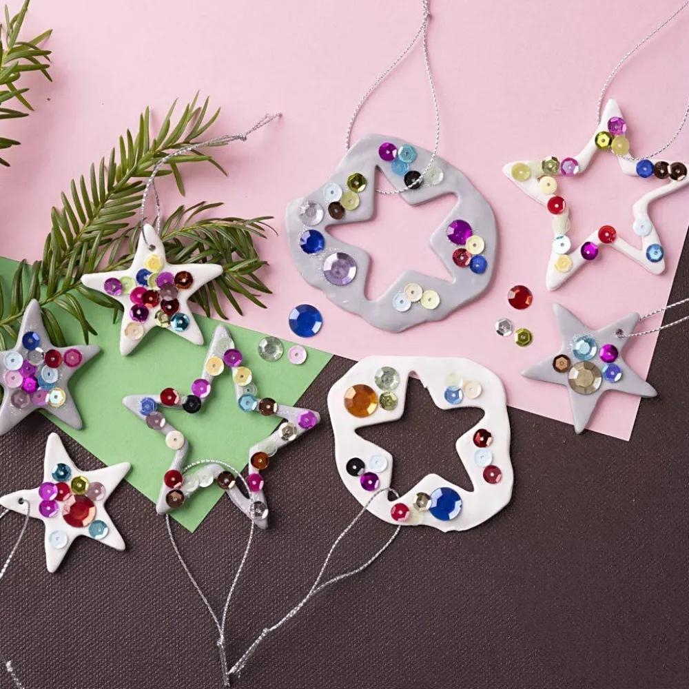 Jul<Creativ Company Julepose - Julestjerner af ler