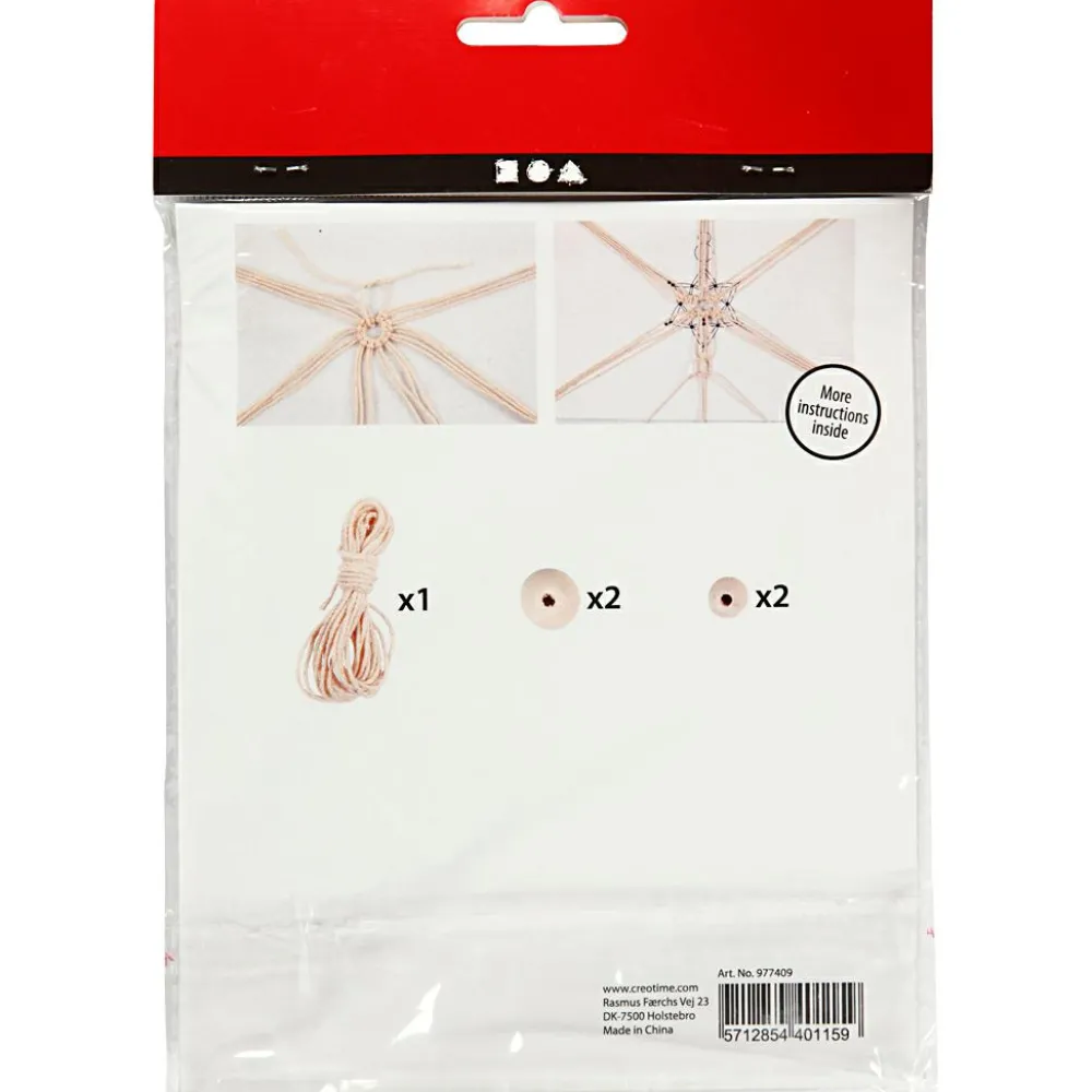 Jul<Creativ Company Julepose - Macramé iskrystaller