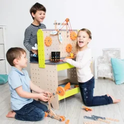 Stem Læringslegetøj|Eksperimenter<Beleduc Junior Opfinder - Værktøjsbænk (Institutionsegnet)