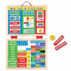 Til Børneværelset|Sprog & Leg<Melissa & Doug Kalendertavle - Magnetisk