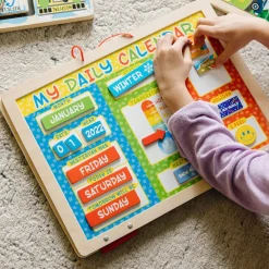 Til Børneværelset|Sprog & Leg<Melissa & Doug Kalendertavle - Magnetisk