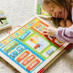 Til Børneværelset|Sprog & Leg<Melissa & Doug Kalendertavle - Magnetisk
