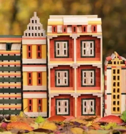 Montessori|Bygge- & Træklodser<KAPLA klodser - Efterår, 200 stk