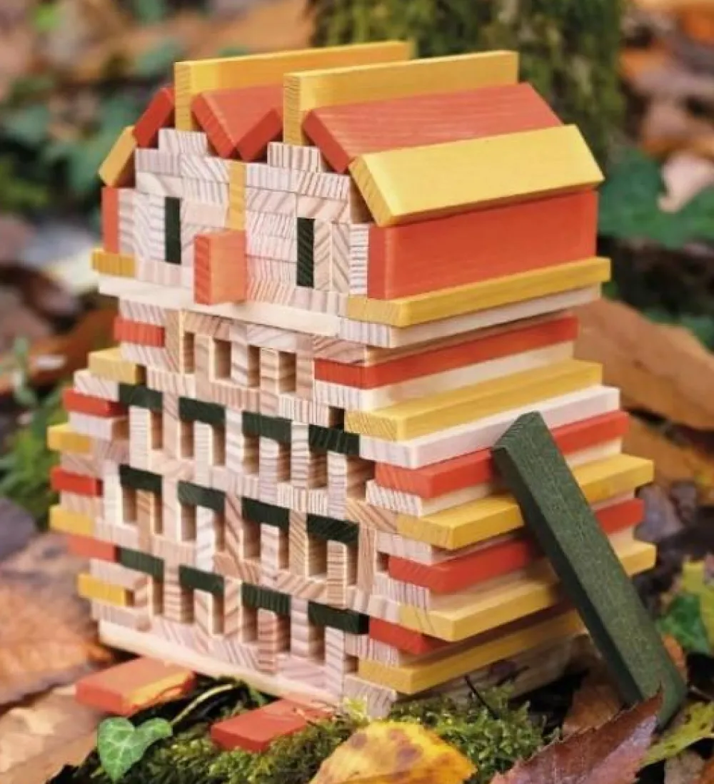 Montessori|Bygge- & Træklodser<KAPLA klodser - Efterår, 200 stk