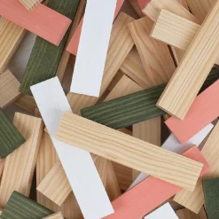 Trælegetøj|Montessori<KAPLA klodser - Forår, 200 stk