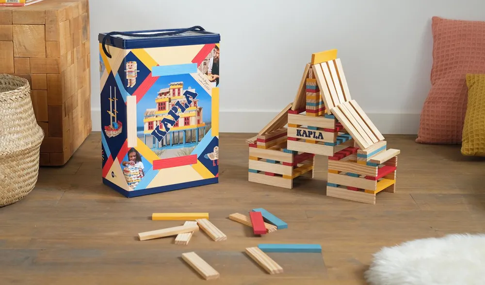 Trælegetøj|Montessori<KAPLA klodser - Sommer, 200 stk