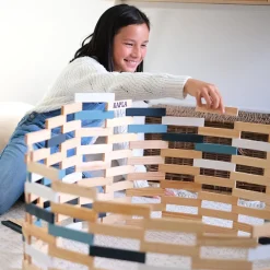 Trælegetøj|Montessori<KAPLA klodser - Vinter, 200 stk