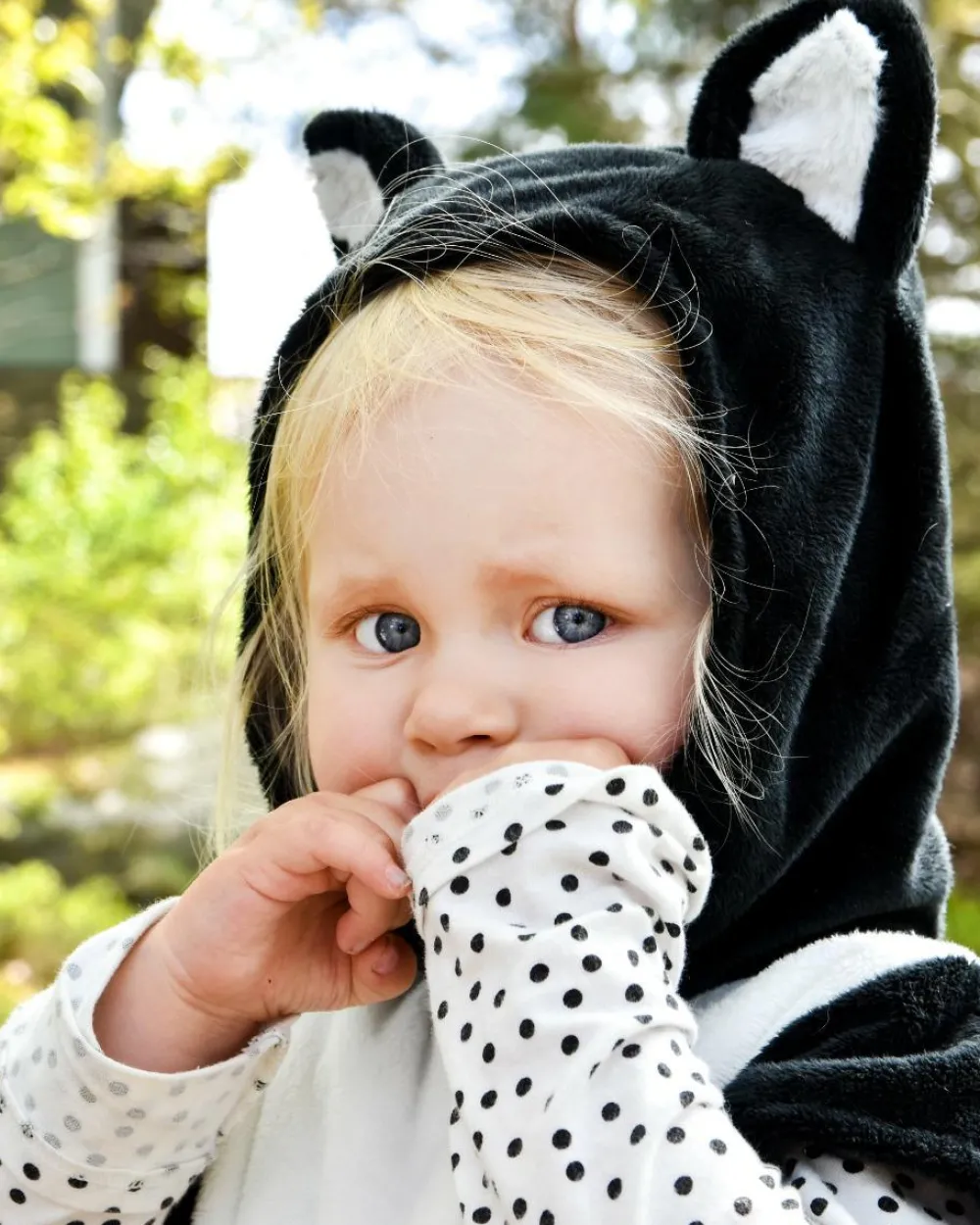 Halloween|Fastelavn<Den Goda Fen Kattedragt, str. 1-4 år