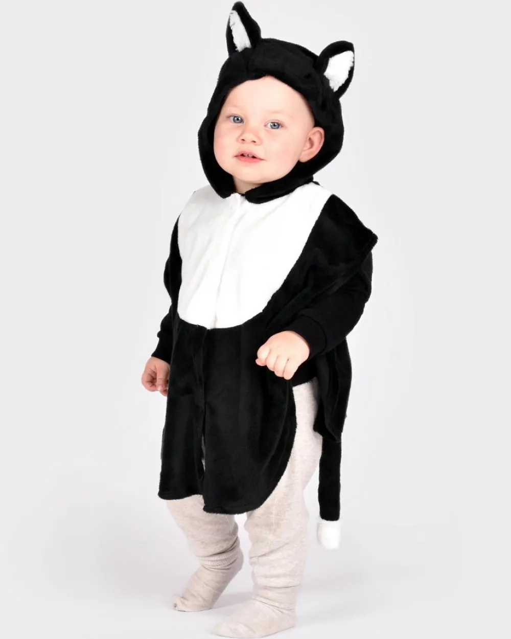 Halloween|Fastelavn<Den Goda Fen Kattedragt, str. 1-4 år