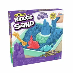 Taktil / Følesans|Anti-Stress Ting<Kinetic Sand ®  - Sandbox blå, 454 gram