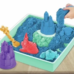 Taktil / Følesans|Anti-Stress Ting<Kinetic Sand ®  - Sandbox blå, 454 gram