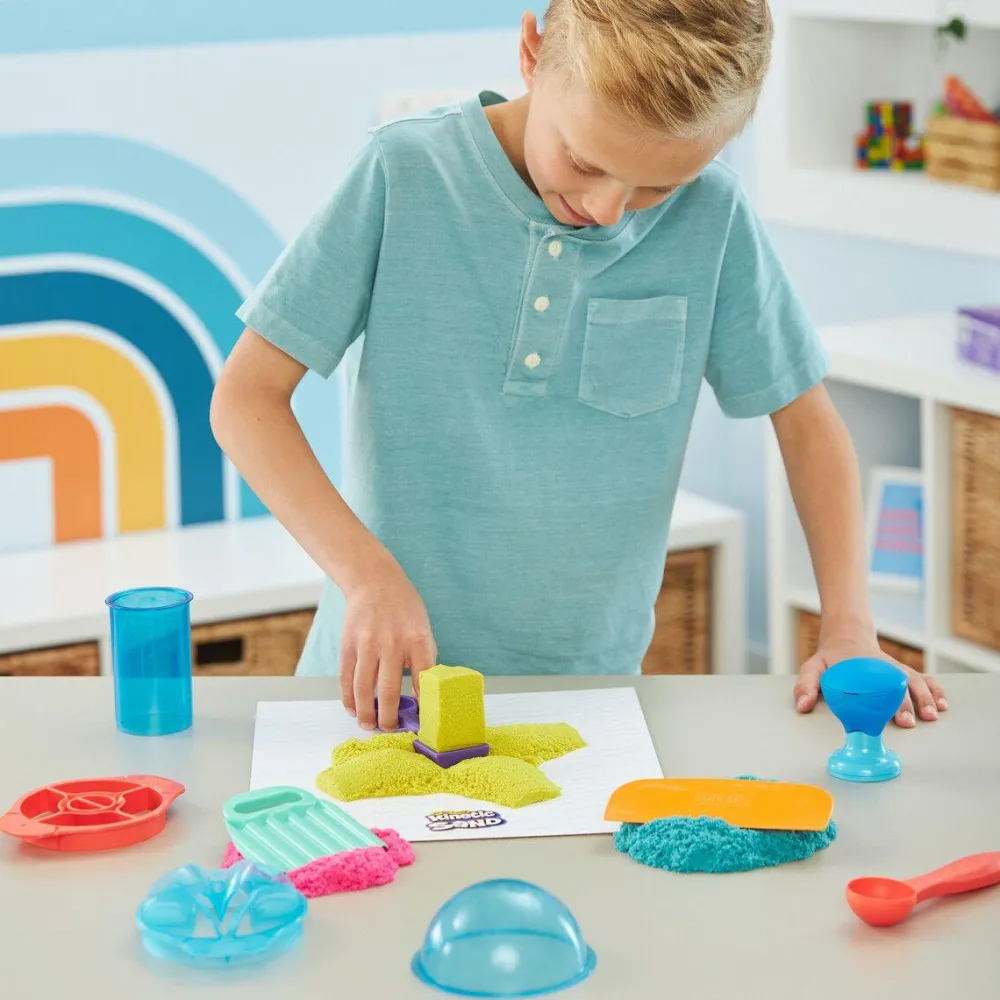 Taktil / Følesans|Anti-Stress Ting<Kinetic Sand ®- Ultimate Sandisfying sæt
