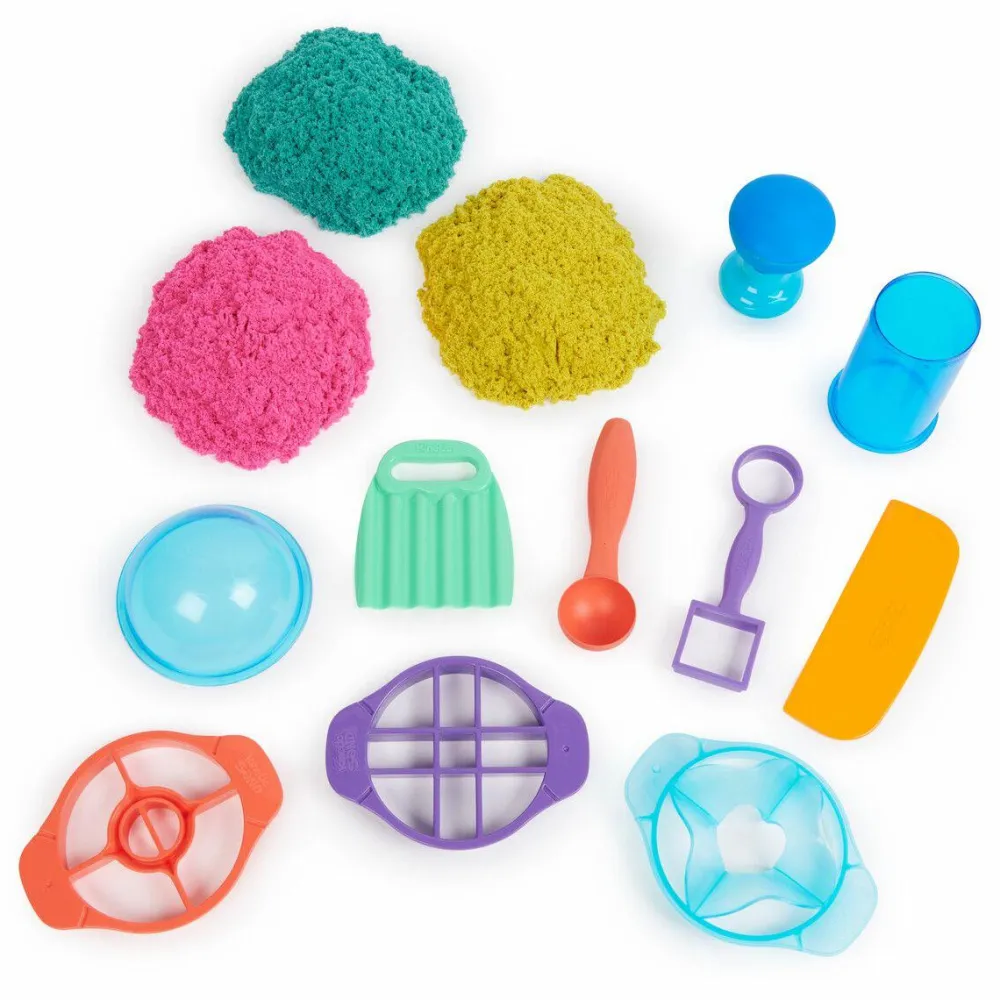 Taktil / Følesans|Anti-Stress Ting<Kinetic Sand ®- Ultimate Sandisfying sæt