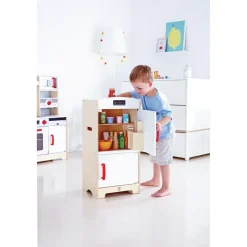 Trælegetøj|Legekøkken & Legemad<Hape Køle-fryseskab inkl. isterningemaskine