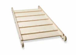 Til Børneværelset|Balanceleg<Kletterling 2-i-1 hønsestige & rutsjeplade, 100 cm