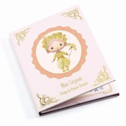 Legetøj Til Ferien|Tegne- & Malegrej<Djeco Klistermærkehæfte Tinyly - Klæd Miss Lilypink på