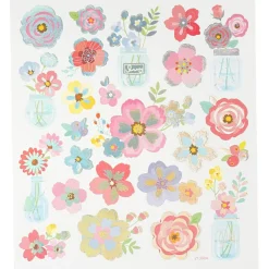 Påske|Tegne- & Malegrej<Creativ Company Klistermærker - Forårsblomster, 1 ark