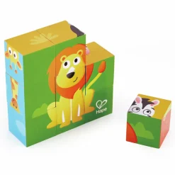 Tumlinge Legetøj|Puslespil<Hape Klodspuslespil m. 9 klodser - Jungledyr