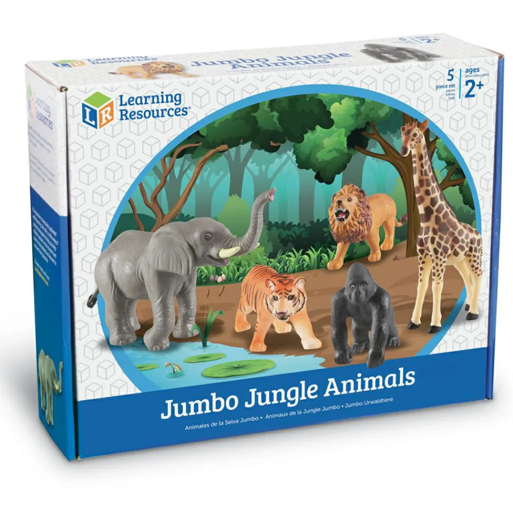 Tumlinge Legetøj|Dyrefigurer<Learning Resources Kæmpe jungledyr, 5 stk