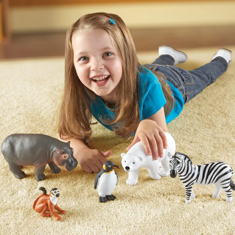 Tumlinge Legetøj|Dyrefigurer<Learning Resources Kæmpe zoodyr, 5 stk