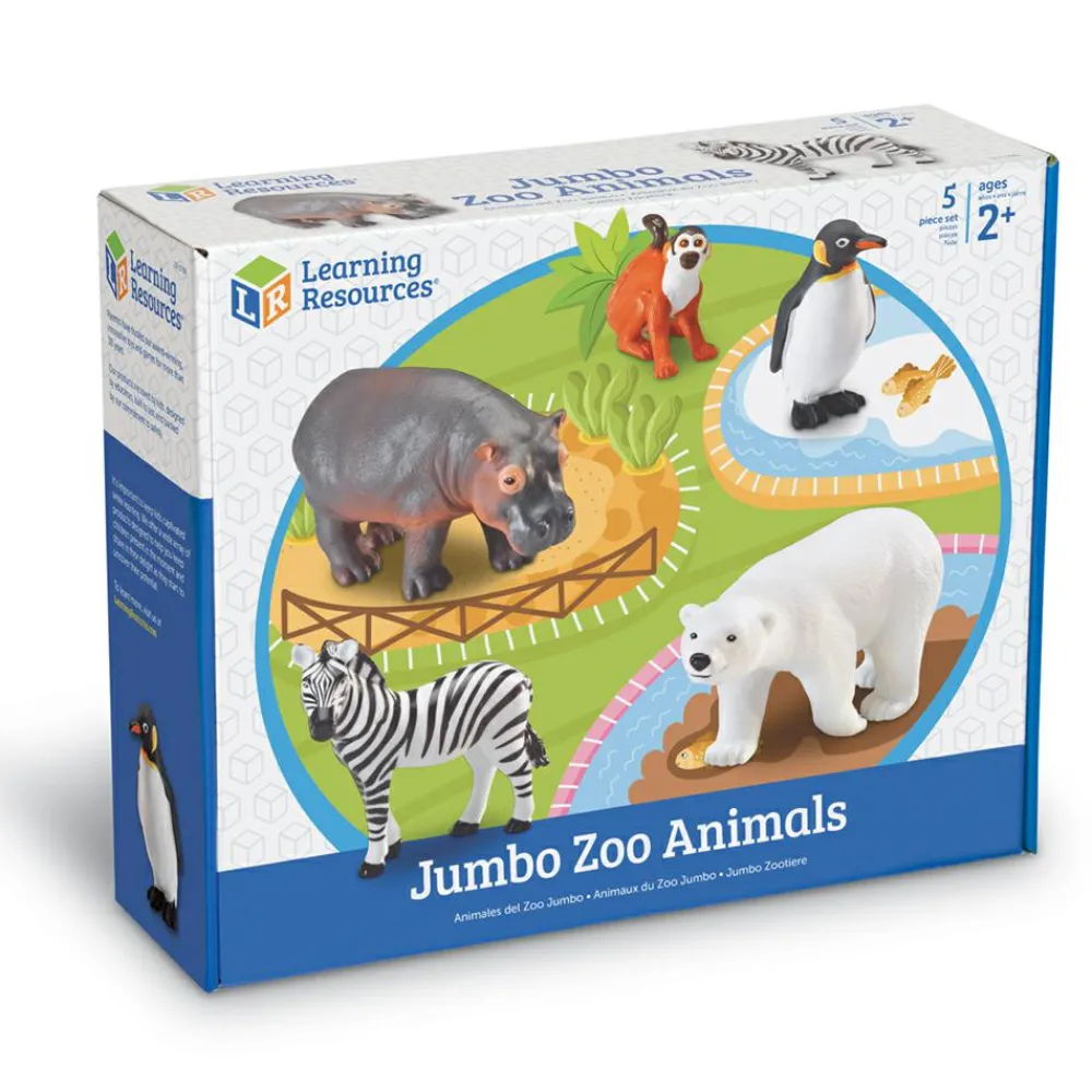 Tumlinge Legetøj|Dyrefigurer<Learning Resources Kæmpe zoodyr, 5 stk