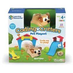 Stem Læringslegetøj|Interaktivt Legetøj<Learning Resources Kod en dyreven, Hund - Stort sæt