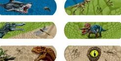 Børnesikkerhed<Spiegelburg Kompetenceplaster - Dinosaurer, 10 stk