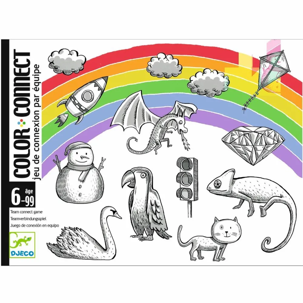 Legetøj Til Ferien<Djeco Kortspil - Color Connect