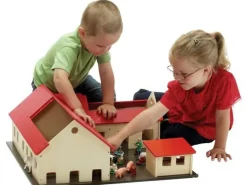 Montessori|Dukkehus & Legesæt<KREA Bondegård stor