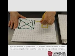 Finmotorik|Montessori< Krea-bræt i hvid, 4 stk