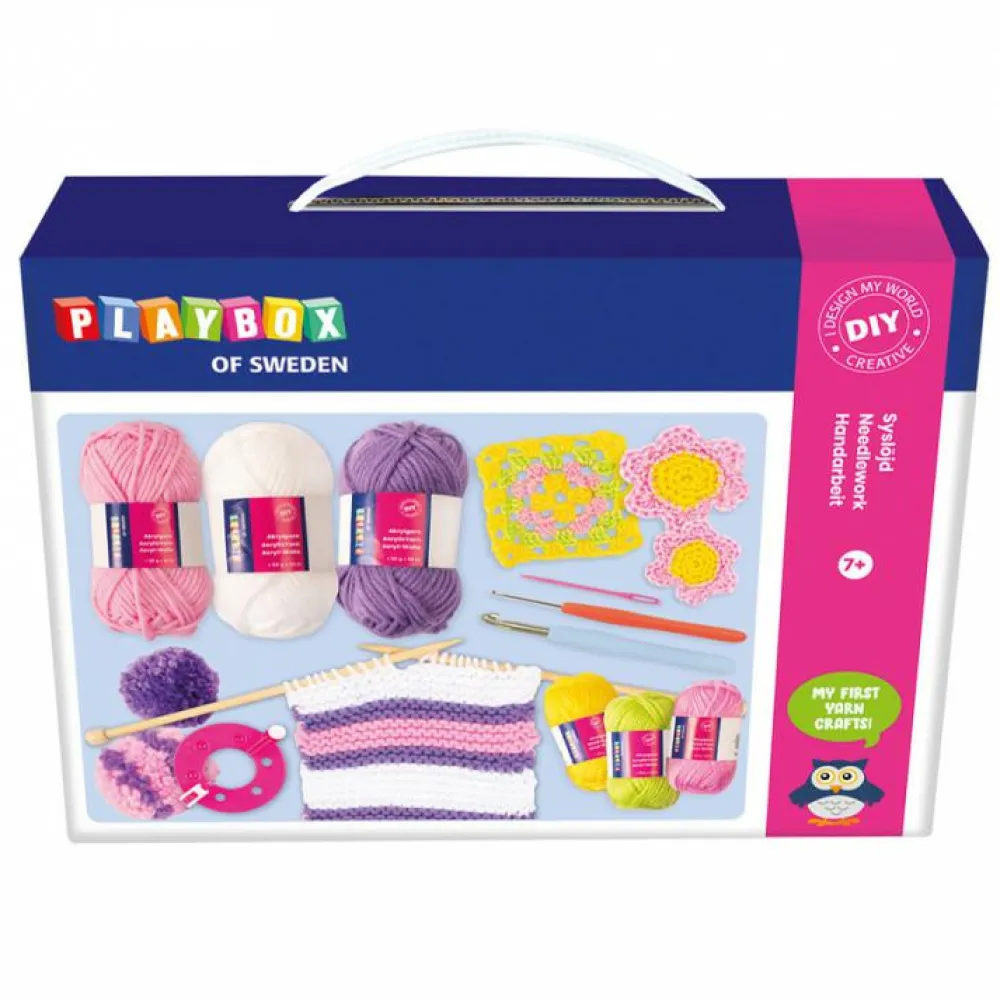 Kreativ Leg<Playbox Krea-kuffert - Håndarbejde
