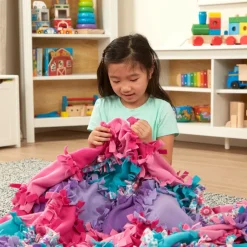 Kreativ Leg<Melissa & Doug Kreativitetssæt - Lav dit eget hyggetæppe