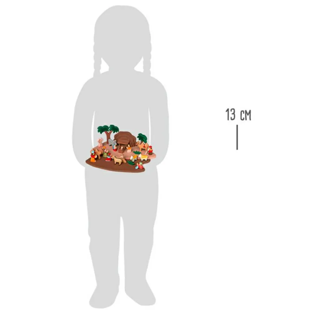 Jul<small foot Krybbespil, 23 dele