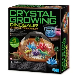 Naturvidenskab|Lav Selv Krystaller<4M Krystaldyrkning - Dinosaurterrarium