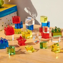 Montessori|Lysborde<tickit® Krystalformer - Farve, 30 dele