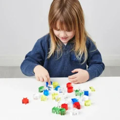 Montessori|Lysborde<tickit® Krystalformer - Farve, 30 dele