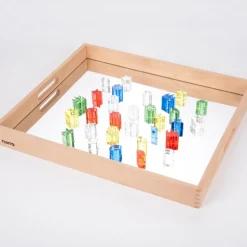 Montessori|Lysborde<tickit® Krystalformer - Farve, 30 dele
