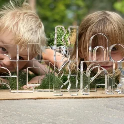 Montessori|Lysborde<tickit® Krystalformer - Transparent, 25 stk