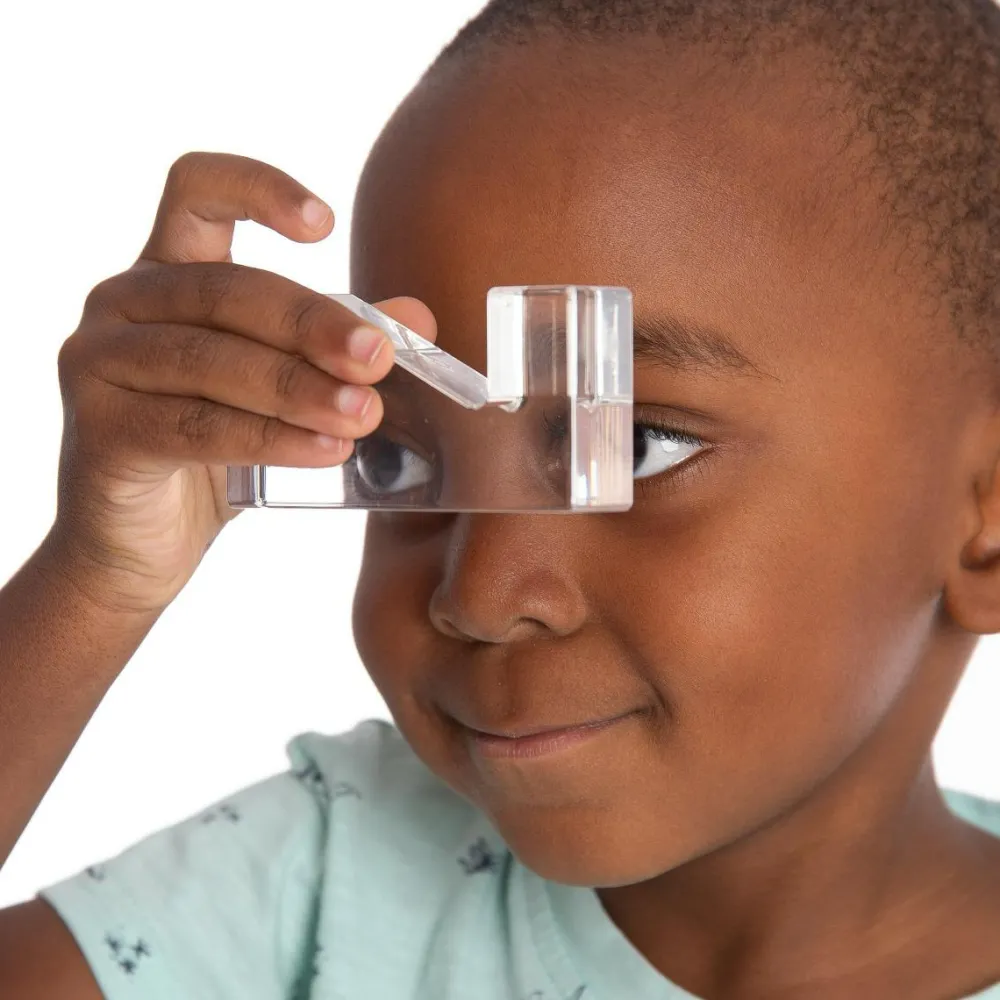 Montessori|Lysborde<tickit® Krystalformer - Transparent, 25 stk
