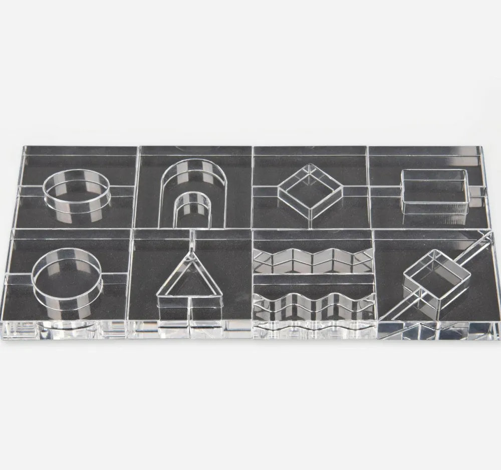 Montessori|Lysborde<tickit® Krystalformer - Transparent, 25 stk